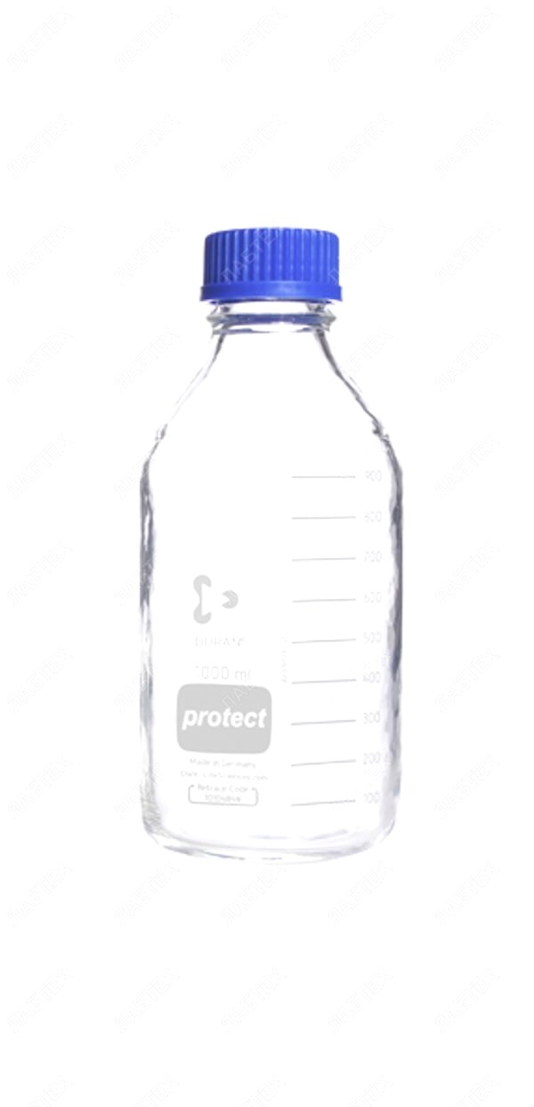 Банка для реактивов PROTECT DWK (Schott Duran) 1000 мл с крышкой, GL 45, 218055459